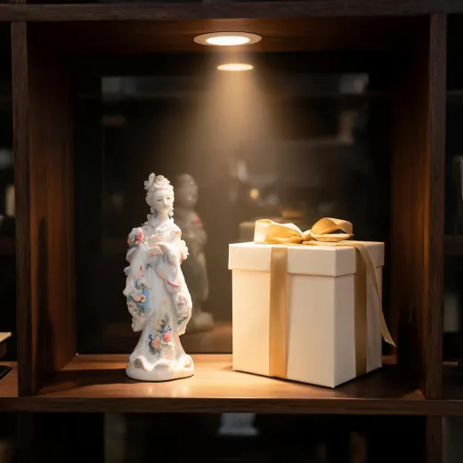 Porcelain collectible figurine
